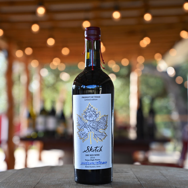 'Sketch', Texas High Plains, Tempranillo Blend, 2016