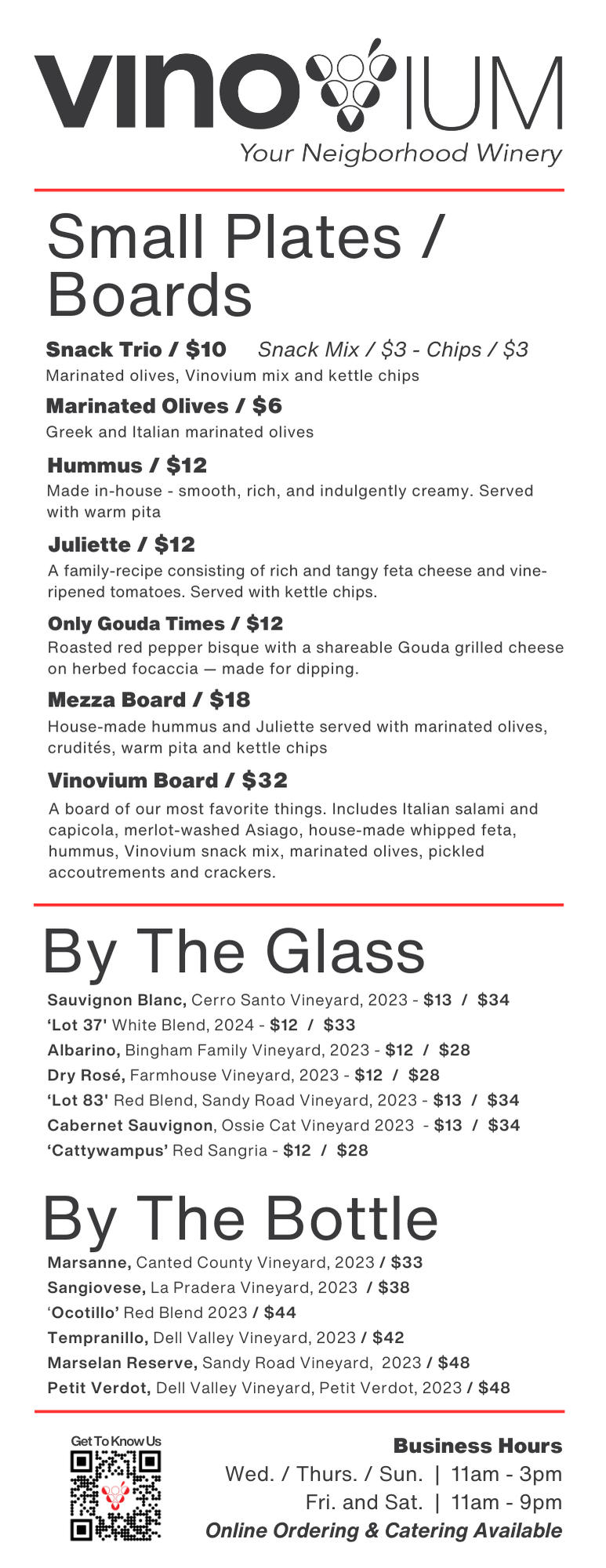 Limited Evening Menu (1)